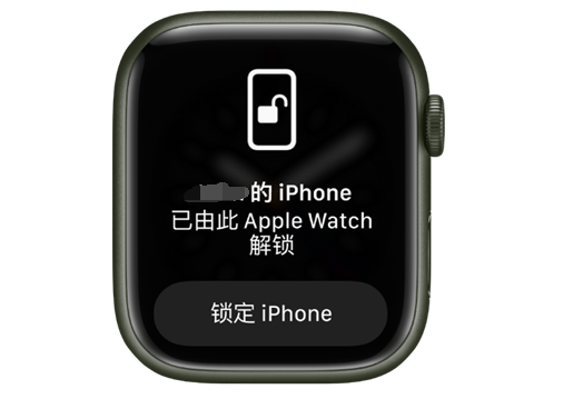 定陶苹果手机维修分享用 AppleWatch 解锁配备面容 ID 的 iPhone方法 